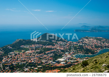Dubrovnik seen from Mt. Sluji 28706670