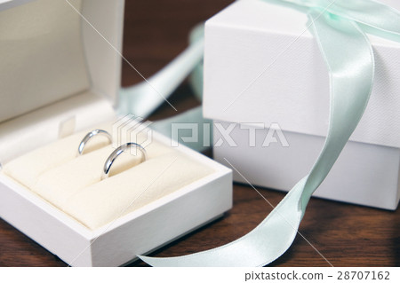 Wedding ring on the desk Wedding ring on the desk 28707162