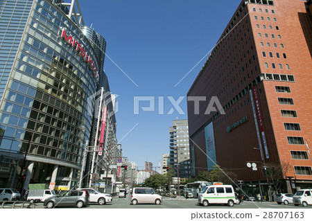 Scenery of Fukuoka Tenjin 28707163