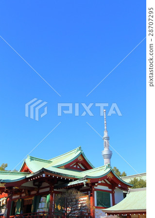 Kameido Tenjin and Tokyo Sky Tree 28707295