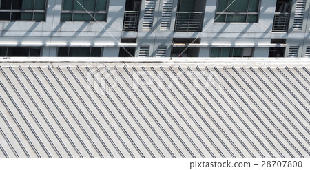 Dirty old metal texture roof. 28707800