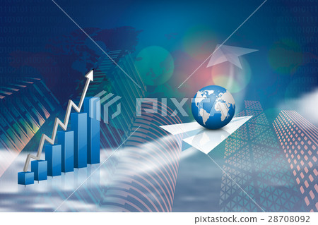 Business and Financial Growth Concept. Business and Financial Growth Concept. 28708092