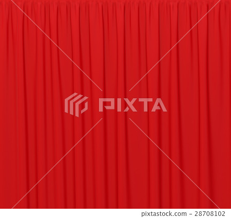 Red background closed curtain in theater. Red background closed curtain in theater. 28708102