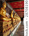 Sitting Buddha figure at Suthat Temple in Bangkok 28708190