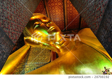 Sleeping Giant Buddha figure in Bangkok Sleeping Giant Buddha figure in Bangkok 28708192