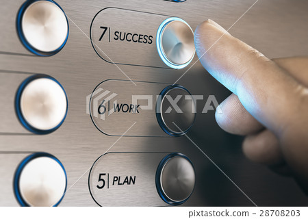 Elevator to Success Concept Elevator to Success Concept 28708203