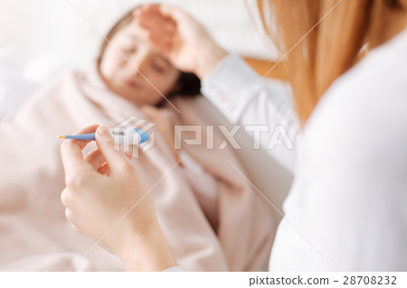 Caring mother helping her daughter to recover Caring mother helping her daughter to recover 28708232