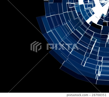 Image of a translucent geometric planet 28708351