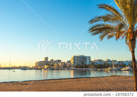 Marina & bay in St Antoni de Portmany, Ibiza. Marina & bay in St Antoni de Portmany, Ibiza. 28708372
