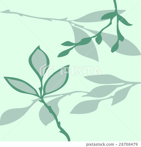 Vector abstract pattern of leaves 28708479