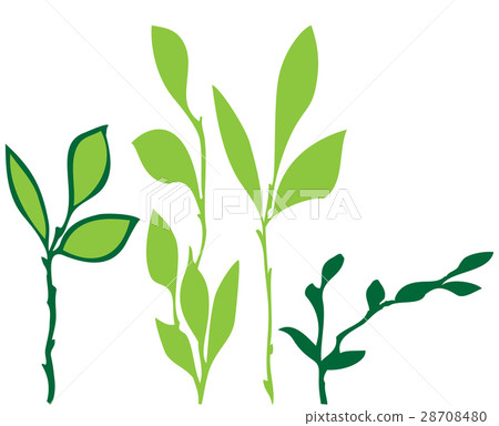 Vector abstract pattern of leaves Vector abstract pattern of leaves 28708480
