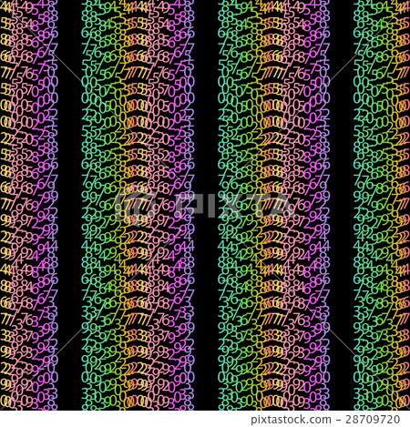 Binary code rainbow and black green background - Stock Illustration ...