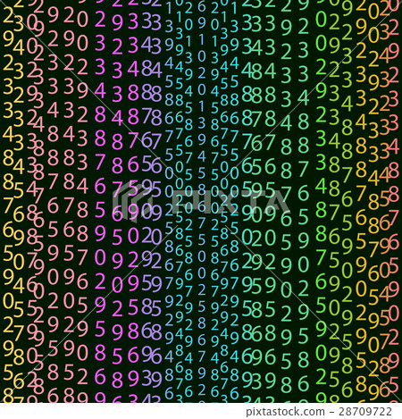 Binary code rainbow and black green background Binary code rainbow and black green background 28709722