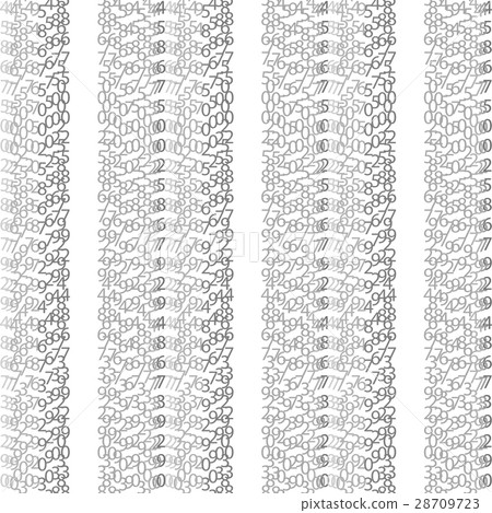 Binary code black and white background with digits Binary code black and white background with digits 28709723