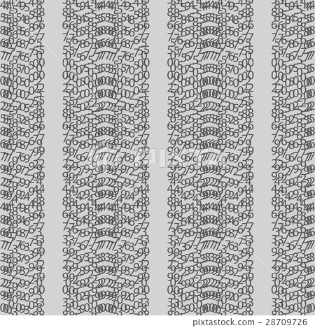 Binary code black and white background with digits Binary code black and white background with digits 28709726