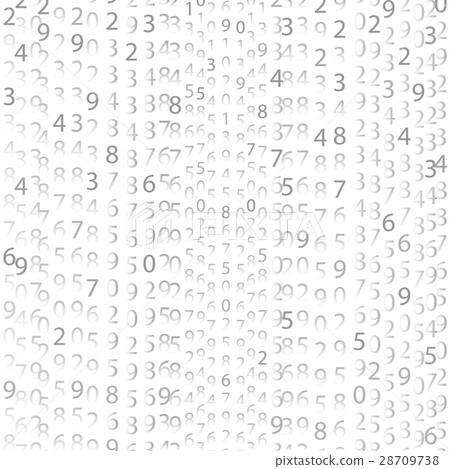 Binary code black and white background with digits Binary code black and white background with digits 28709738