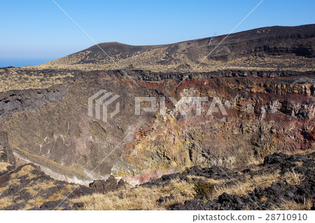 Mt. Miharayama summit central fire hole 28710910