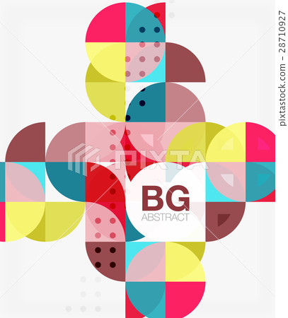 Modern elegant geometric circles abstract Modern elegant geometric circles abstract 28710927