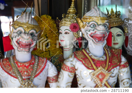 Thai ramayana style puppet Thai ramayana style puppet 28711190