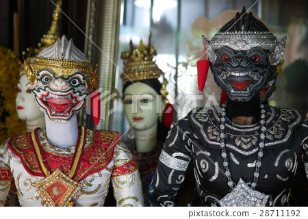 Thai ramayana style puppet Thai ramayana style puppet 28711192