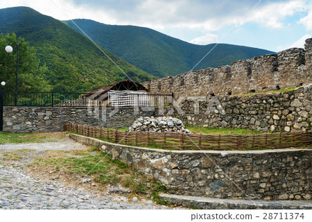 Sheki fortress in the town. Azerbaijan Sheki fortress in the town. Azerbaijan 28711374
