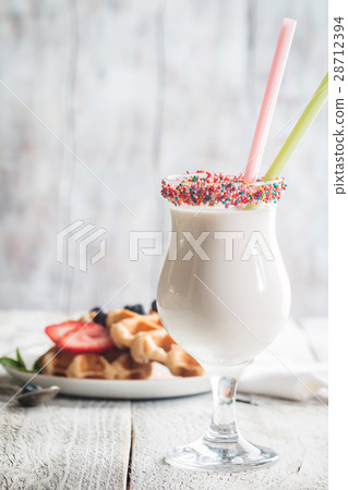 Fresh made Vanilla Shake Fresh made Vanilla Shake 28712394