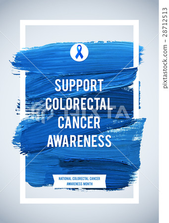 CLORECTAL Cancer Awareness Creative Grey and Blue CLORECTAL Cancer Awareness Creative Grey and Blue 28712513