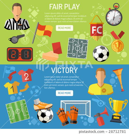 Soccer horizontal Banners Soccer horizontal Banners 28712781