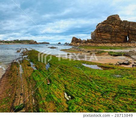 Atlantic Ocean rocky coast. Atlantic Ocean rocky coast. 28713849