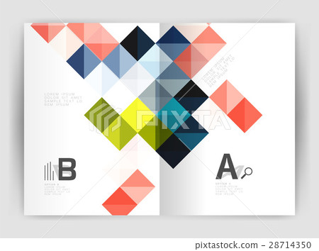 Vector square minimalistic abstract background 28714350