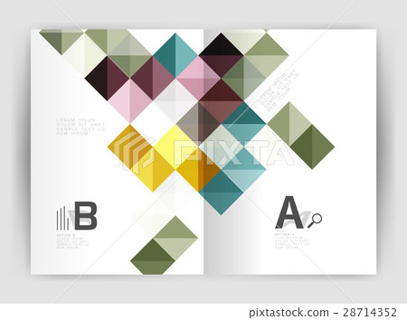 Vector square minimalistic abstract background 28714352