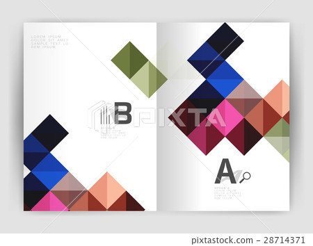 Vector square minimalistic abstract background 28714371