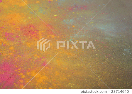 Holi colours on black background Holi colours on black background 28714640
