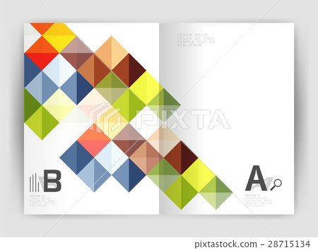 Vector square minimalistic abstract background 28715134