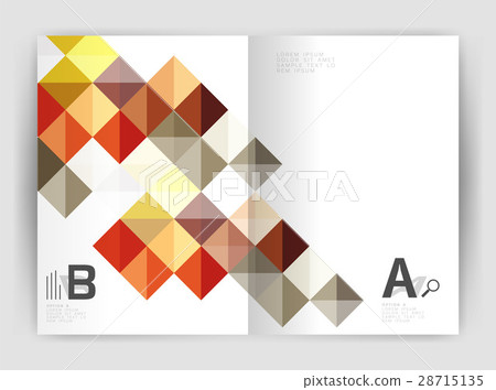 Vector square minimalistic abstract background 28715135