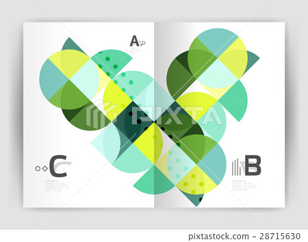 Abstract background with color triangles, annual Abstract background with color triangles, annual 28715630