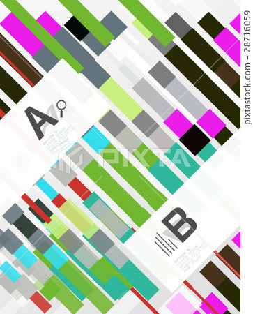 Abstract geometrical texture with infographic Abstract geometrical texture with infographic 28716059