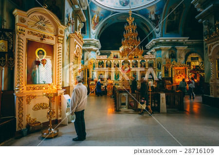 Interior Of Belarussian Orthodox Cathedral of St Interior Of Belarussian Orthodox Cathedral of St 28716109