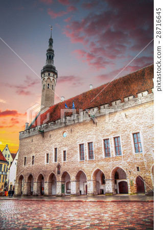 Old streets of European cities. 28716645