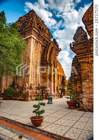 The towers of Po Nagar near Nha Trang in Vietnam 28717570