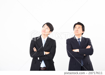 Salary man 2 business people parent-child suit recruit 28717611