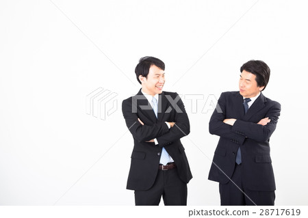 Salary man 2 business people parent-child suit recruit 28717619