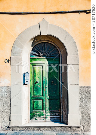Traditional old painted door Traditional old painted door 28717620