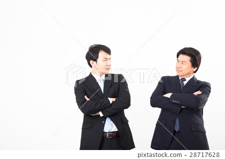 Salary man 2 business people parent-child suit recruit 28717628