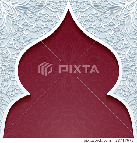 Abstract background with traditional ornament 28717673