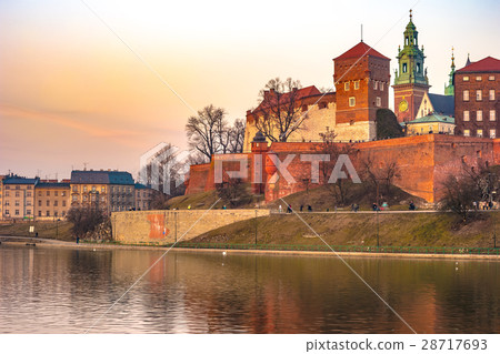 Royal castle of the Polish kings on the Wawel hill Royal castle of the Polish kings on the Wawel hill 28717693