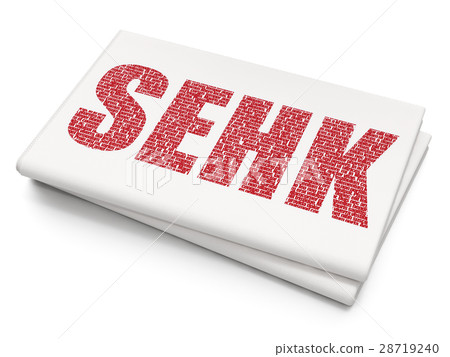Stock market indexes concept: SEHK on Blank Stock market indexes concept: SEHK on Blank 28719240