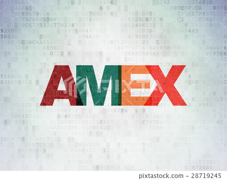 Stock market indexes concept: AMEX on Digital Data Stock market indexes concept: AMEX on Digital Data 28719245