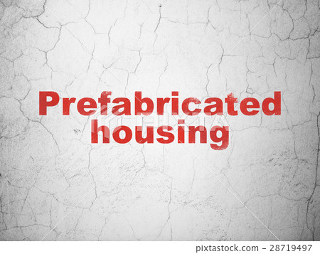 Building construction concept: Prefabricated 28719497