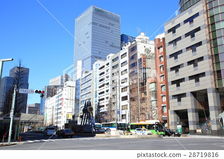 日本橋3丁目十字路口 28719816